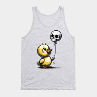 A duck and a skull balloon Tank Top